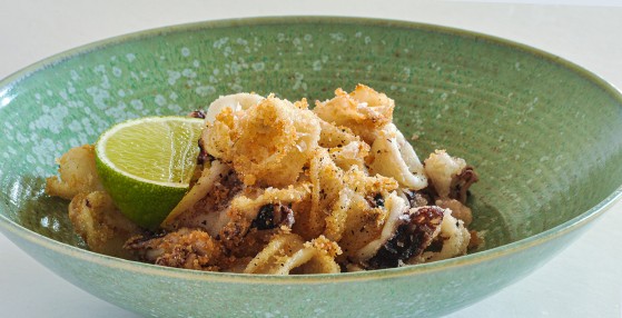 lättfriterad calamares