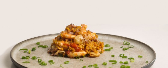 Skaldjursrisotto med seafoodmix