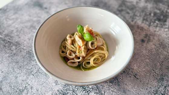 bläckfisk pasta