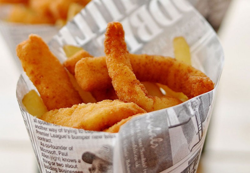 Calamaresticks med tryffelaioli