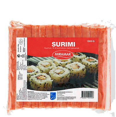 Surimisticks med krabbsmak - MSC
