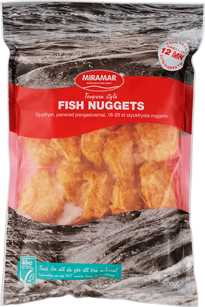 Fish nuggets - tempura style